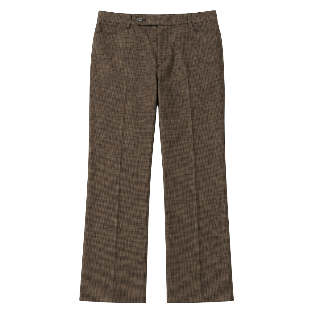 Lauren Ralph Lauren Adelle Houndstooth Plaid Flare Trouser Pants Size 6 1