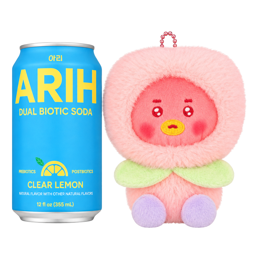 BT21 TATA Pink Peach Plush Keyring Keychain bag charm BTS V Taehyung 1