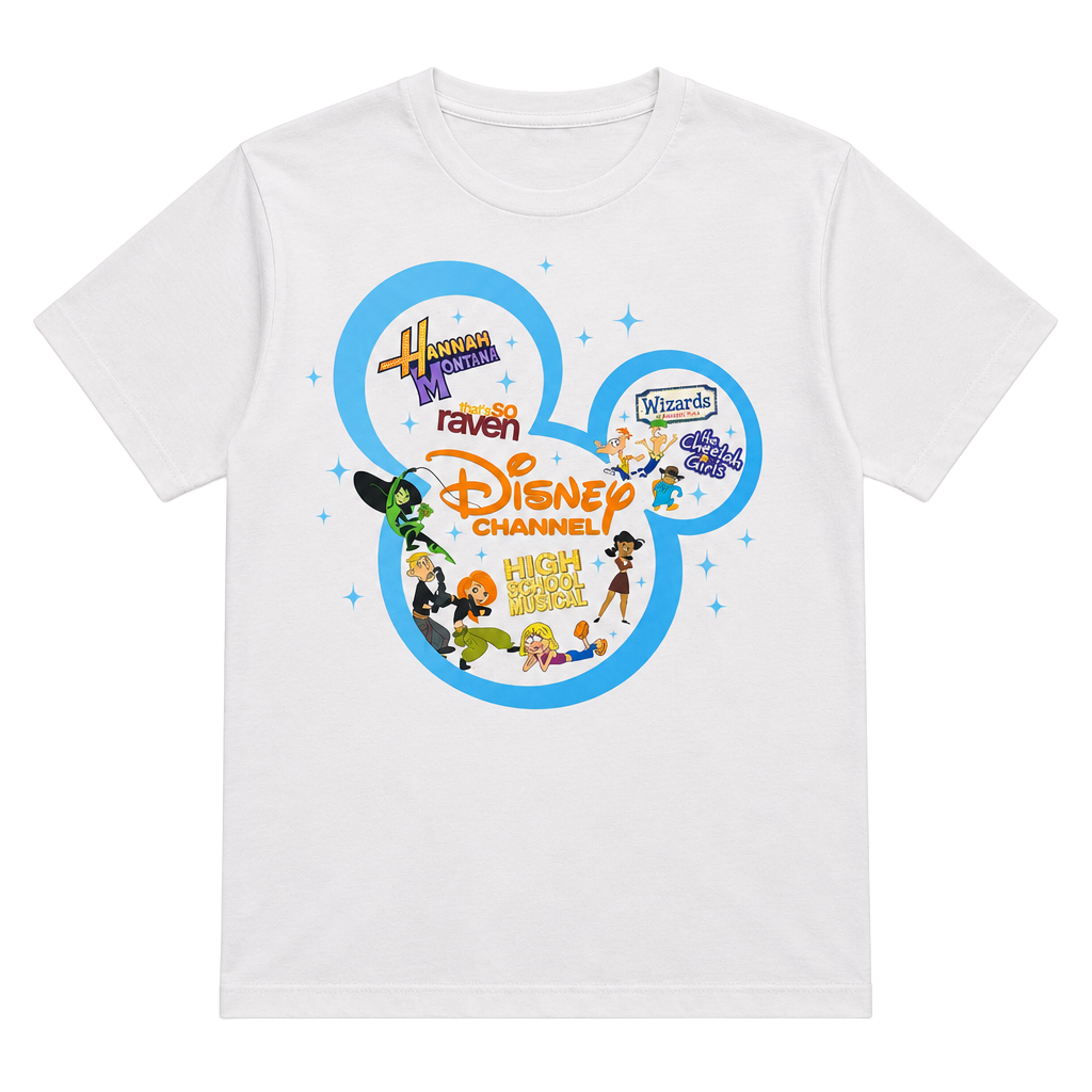Disney Disney Channel Throwback Characters T-Shirt Size M White 1