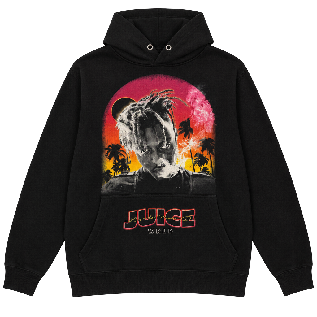 Juice Wrld Legends Never Die Graphic Hoodie Size Large Black 1