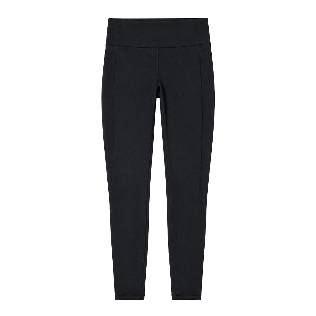 Lululemon Fast and Free High-Rise Tight Women Size 4 Black Running Nulux Pockets 1