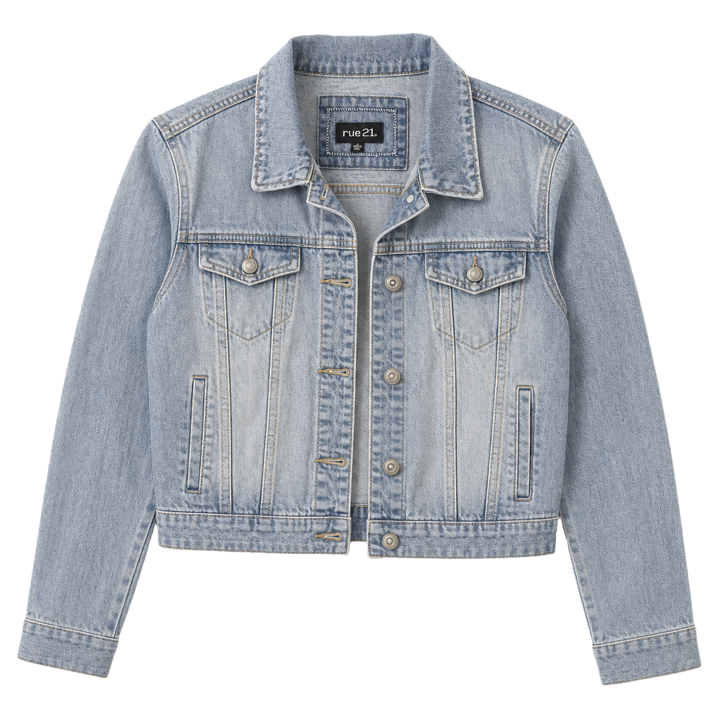 rue21 Light Wash Denim Jean Jacket 1