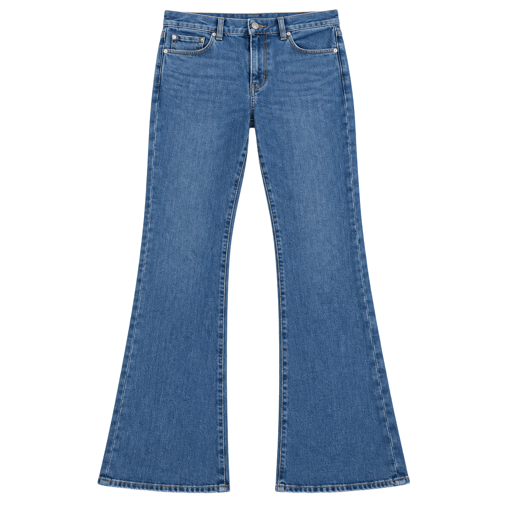 American Eagle Flare Jeans Size 4 Regular Blue Stretch Denim 1