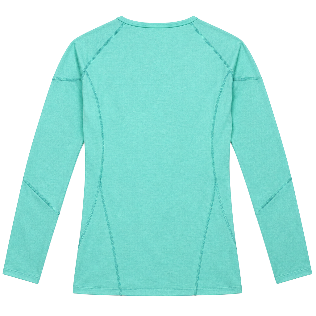Reebok PlayDry Long Sleeve Athletic Shirt Size L Mint Green 1