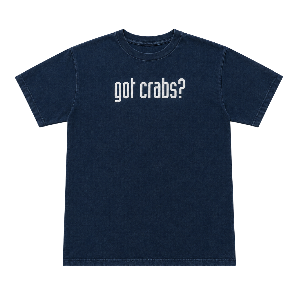 Alstyle Joe's Crab Shack Got Crabs T-Shirt Size S Black Graphic Tee 1