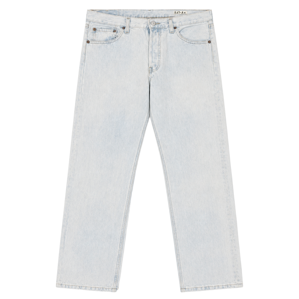 Vintage 90s Levi's 501 Made in USA Light Wash Straight Leg Button Fly Jeans 34x34 1
