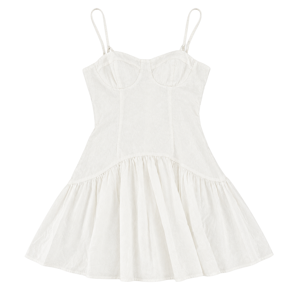 Peppermayo White Corset Mini Dress Size US 4 1