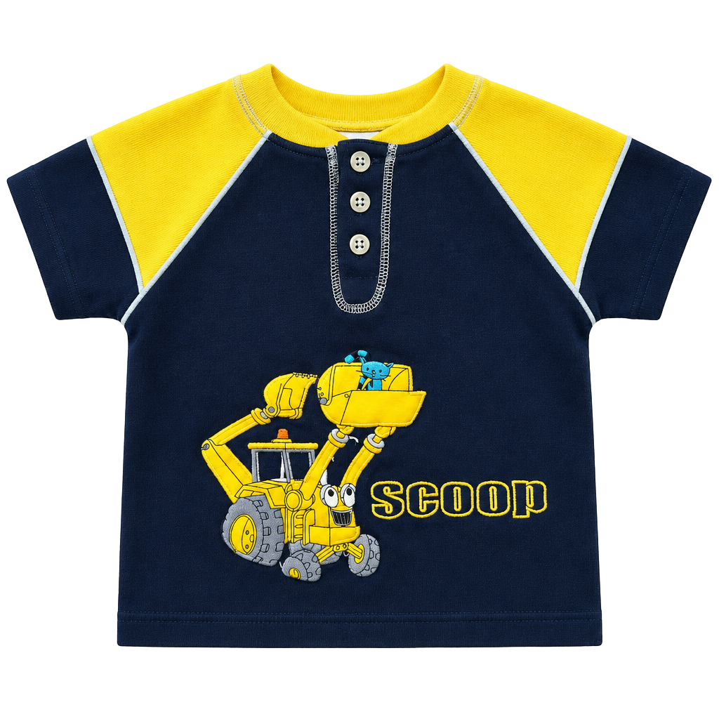 Vintage 2001 Bob the Builder Construction Vehicle “scoop”Long Sleeve Shirt 1