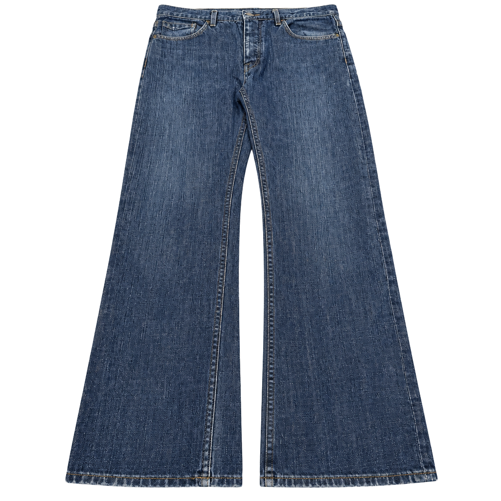 Burberry Brit Mens Jeans 30x32 Blue Denim Straight Leg Button Fly Designer 1