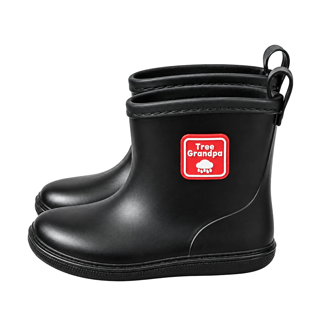 Tree Grandpa Rain Boots Size 13.0 Black Waterproof 1