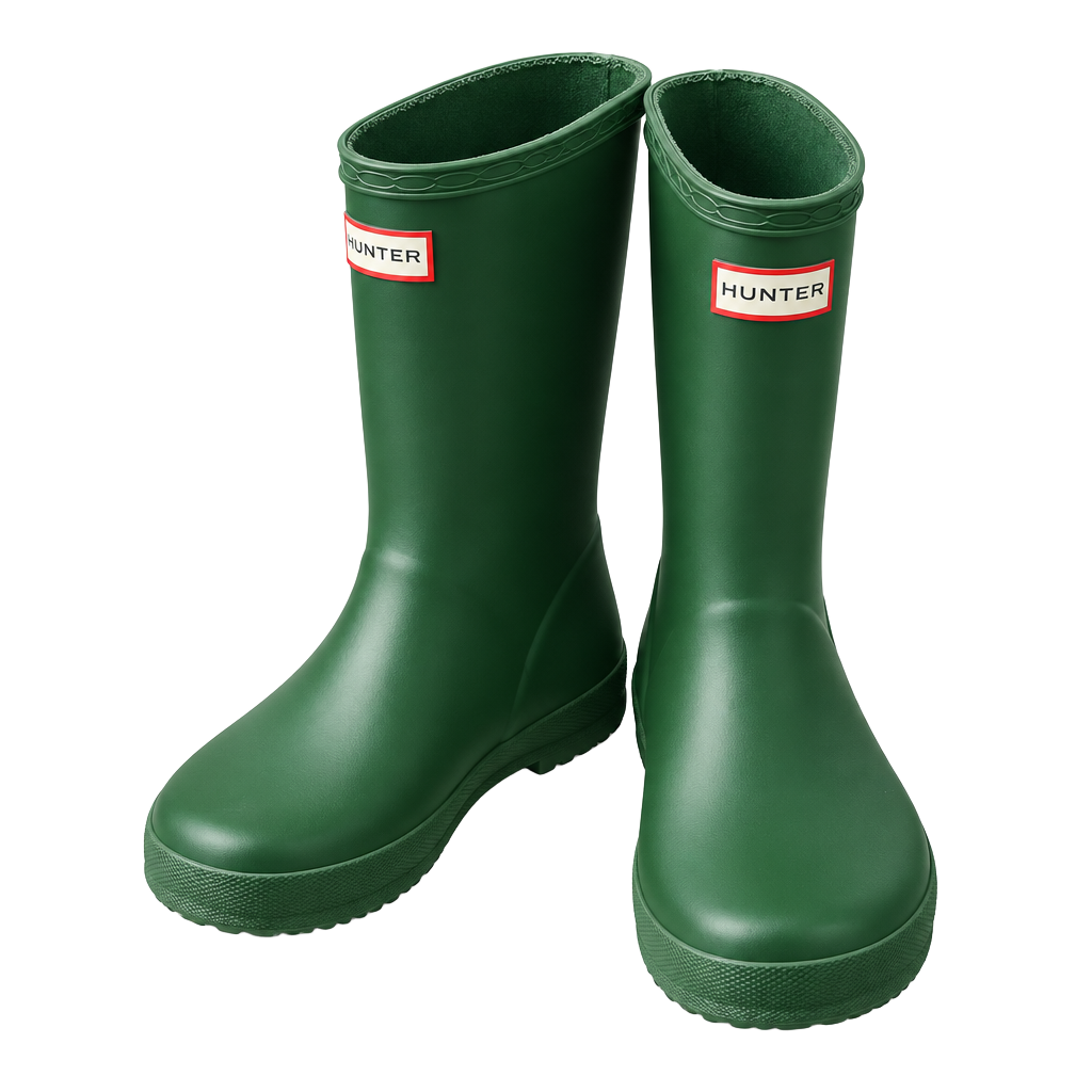 Hunter Original Green Rain Boots Boys 12 / Girls 13
1