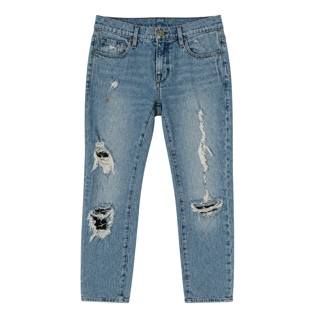 FRAME Distressed Light Wash Skinny Jeans Size 24 1