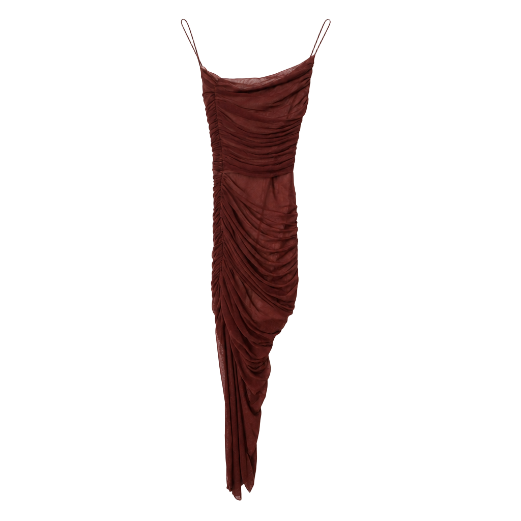 Nookie Mecca Gown in Chocolate Mesh
3 1