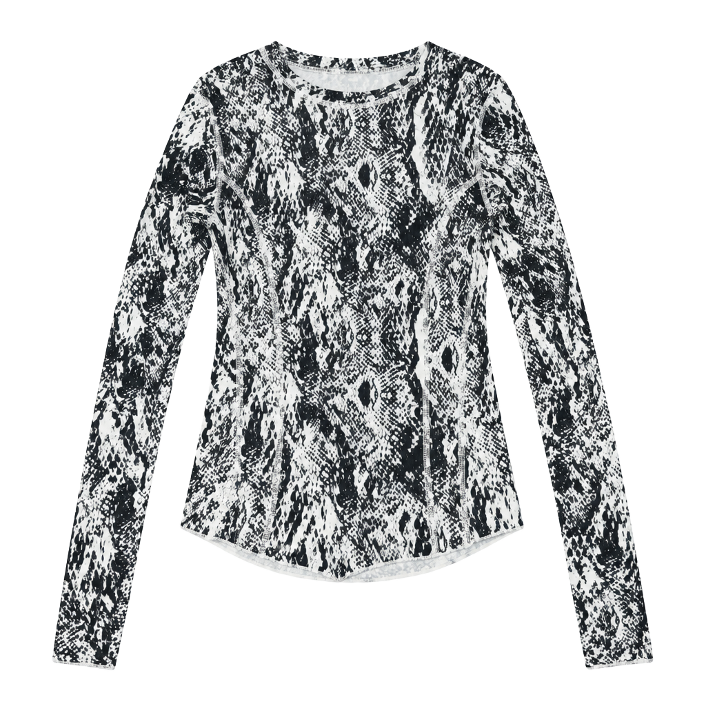 Free People Long Sleeve Top Size XS Snake Print 1