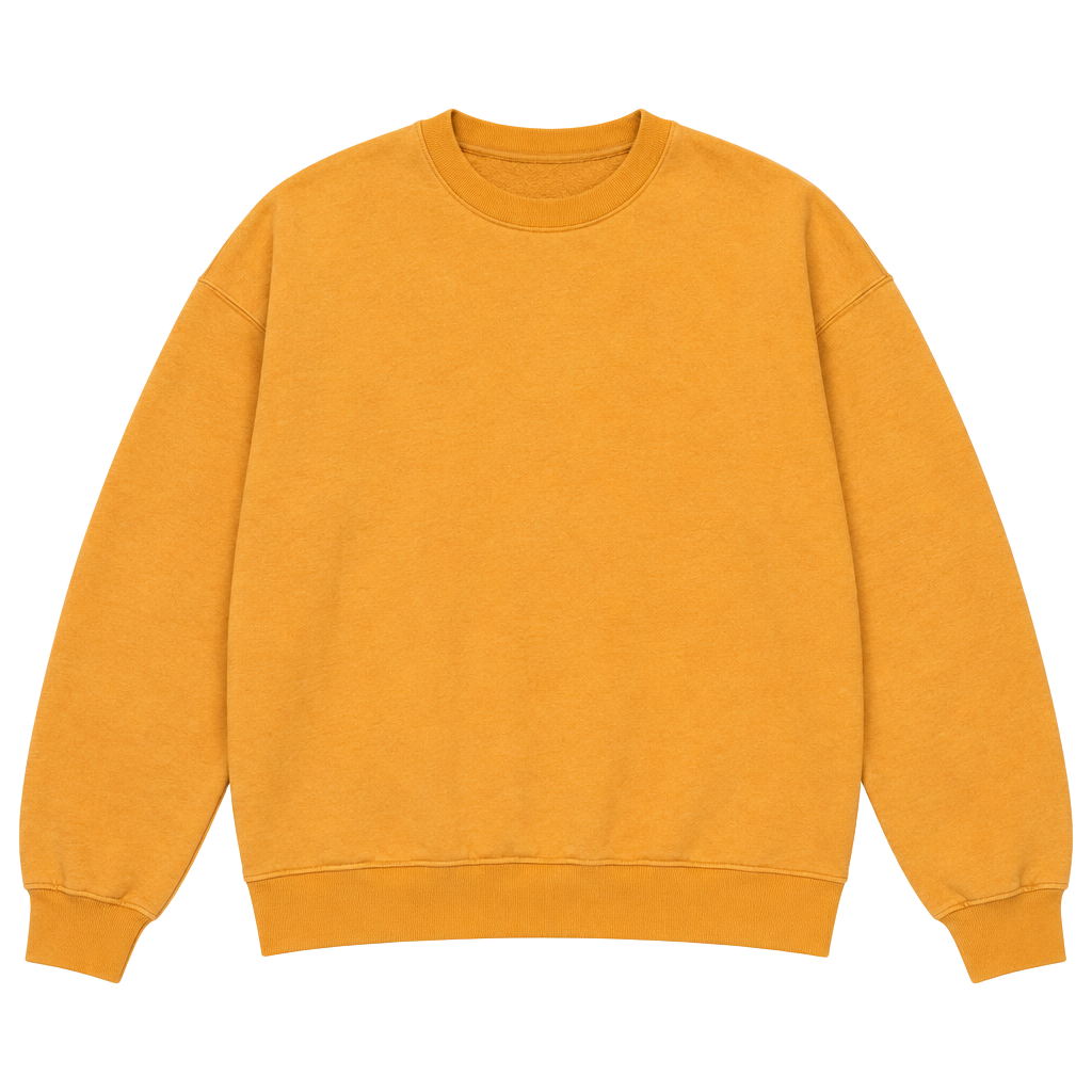AGOLDE Crewneck Sweatshirt Size S Yellow Pullover 1