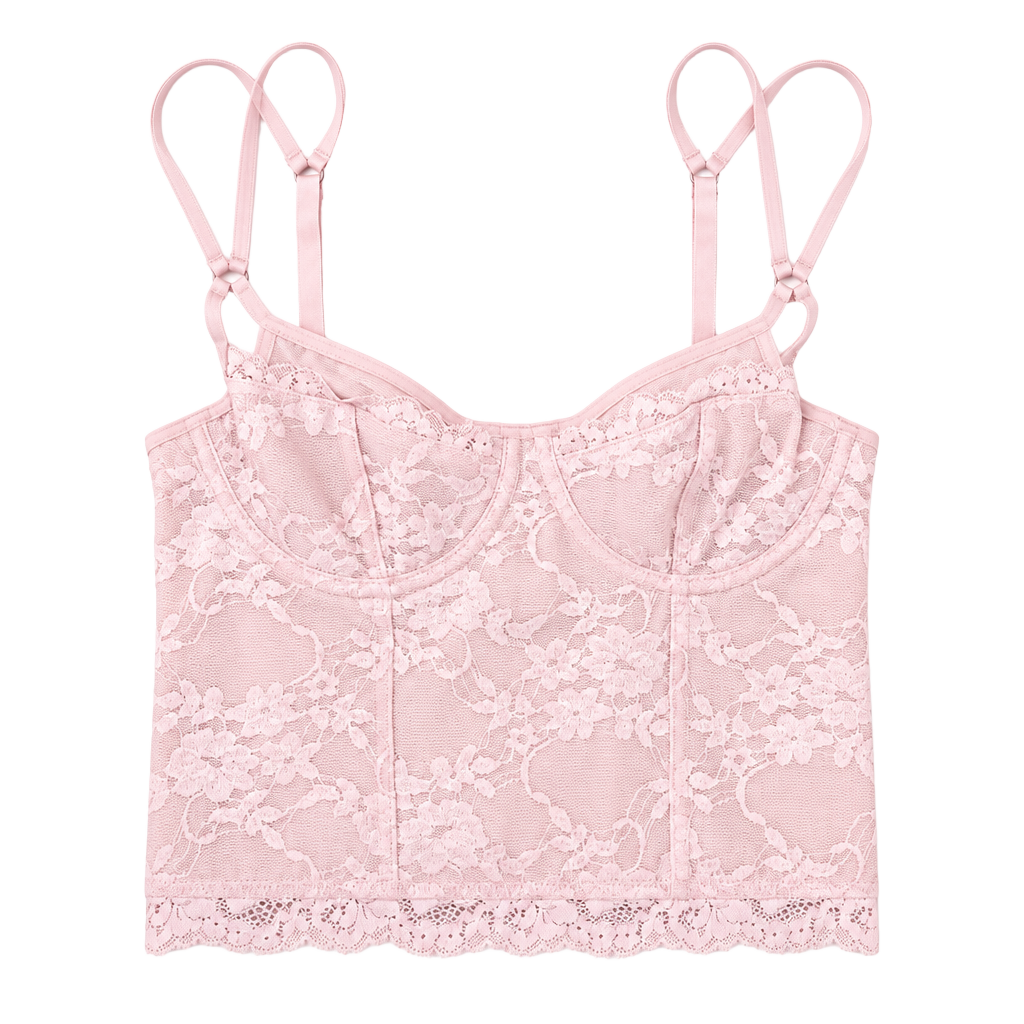 Urban Outfitters Balletcore Out From Under Corset Crop Top 1