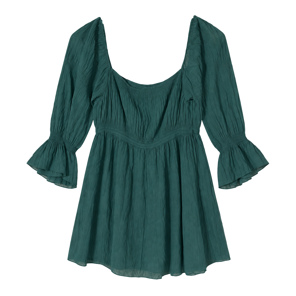 Susan Lucci Dress Size XS Yellow Shirred Mini 1