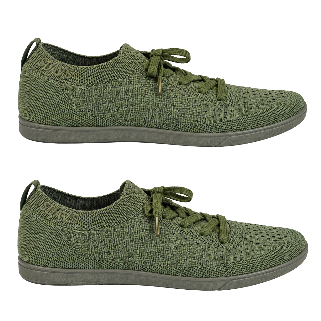 Suavs Zilker Sneakers Olive Green Size 11 1