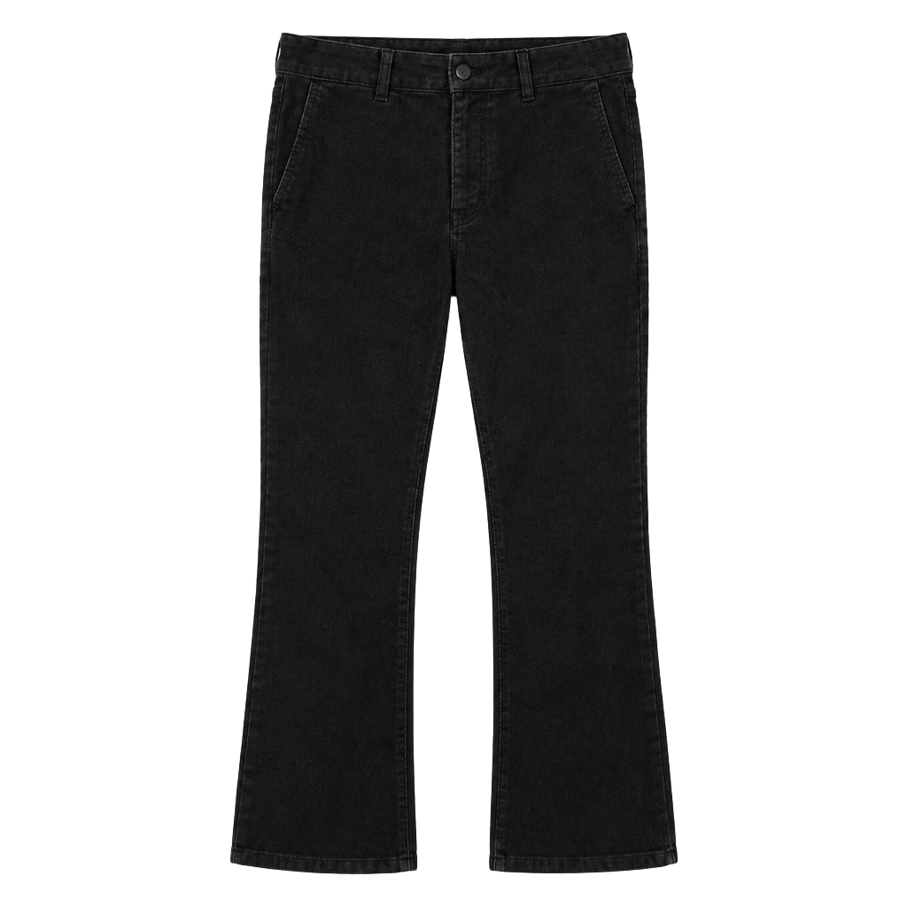 American Eagle Stretch Corduroy Pants Size 8 Long Black 1