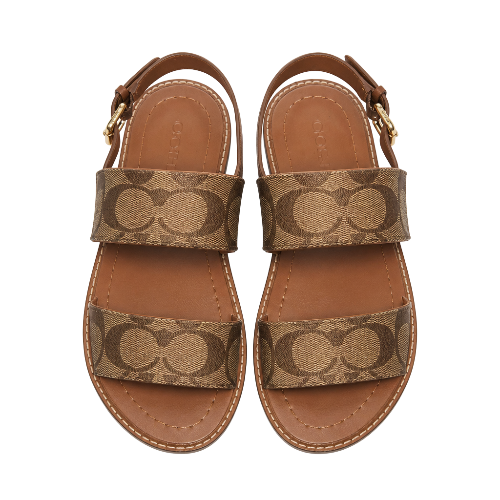 Coach Harley Sandal in Signature Jacquard 1
