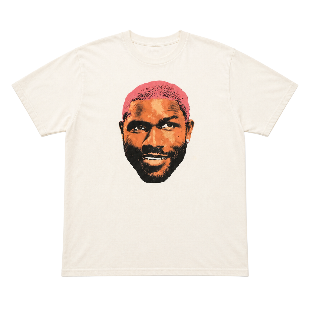 Vodega Frank Ocean Pink Hair Graphic Tee White Size L 1