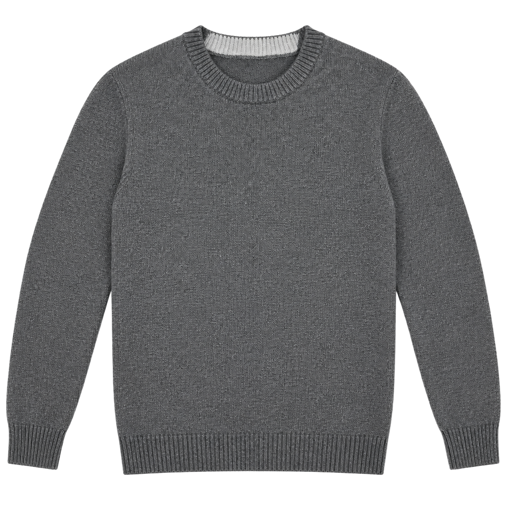 Duluth Trading Co Sweater Size XLT Gray Cotton Blend Crew Neck 1