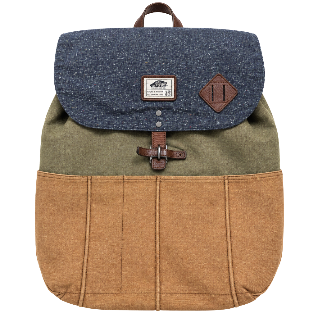 VTGVans Canvas Rucksack Backpack Multi Color 1