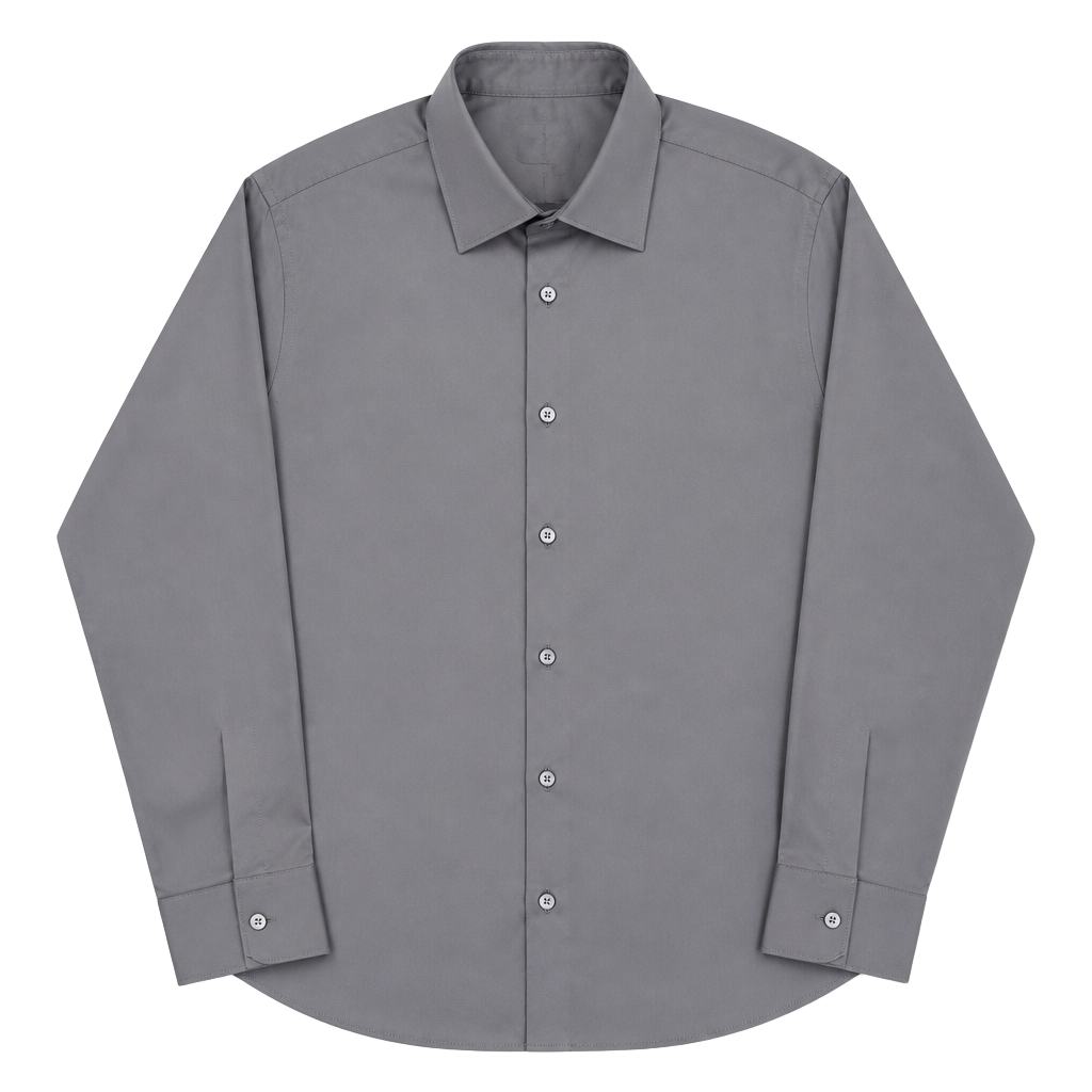 ck Calvin Klein Men's Slim Fit Infinite Non-Iron Dress Shirt Gray 16.5 32/33 1