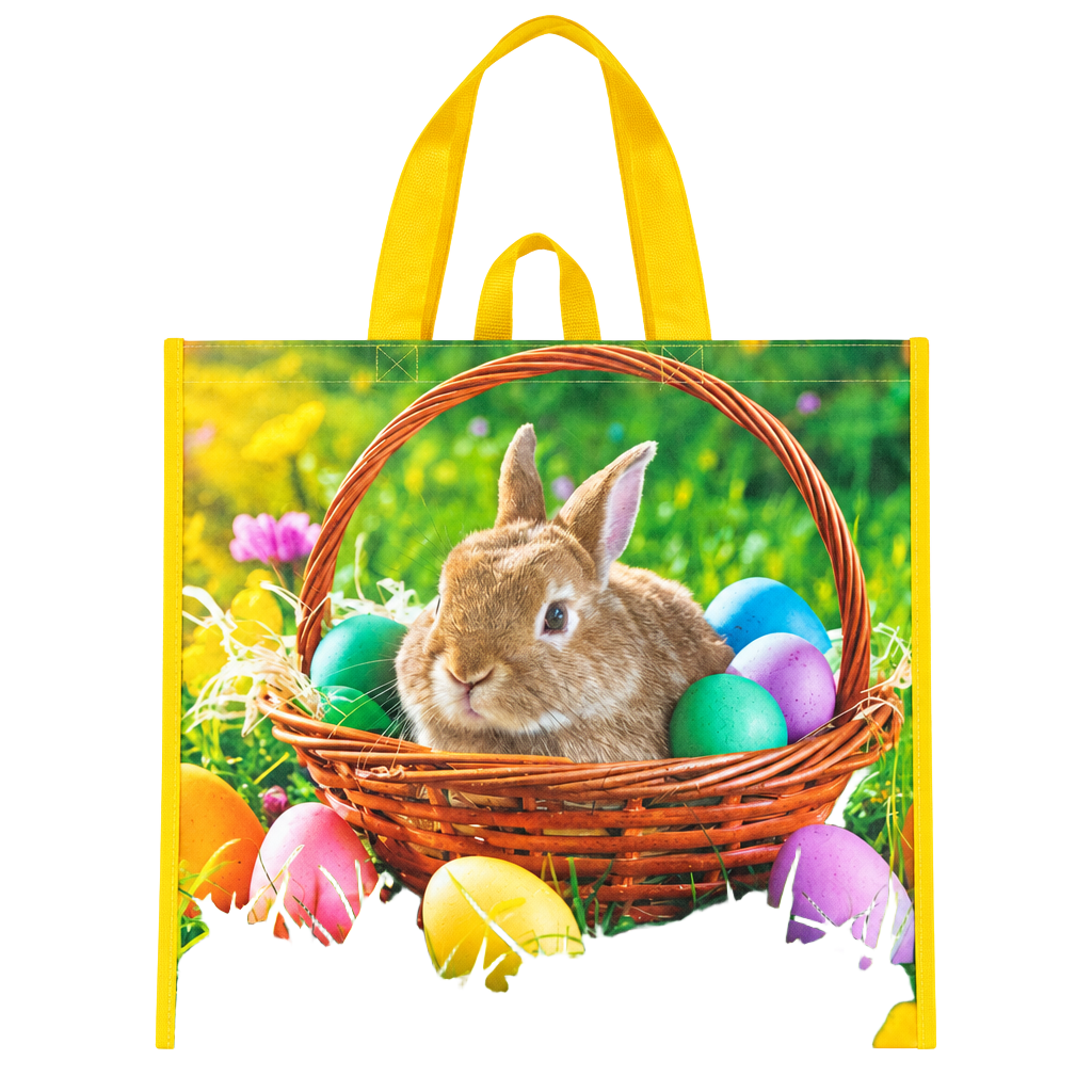 Kohl's Easter Bunny Basket Large Reusable Tote Bag 1