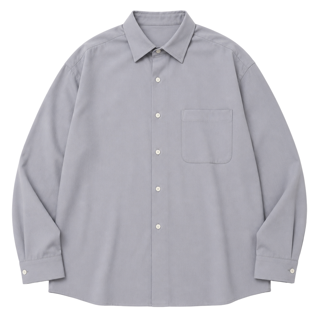 Lands' End Supima Cotton Oxford Shirt Light Blue 1