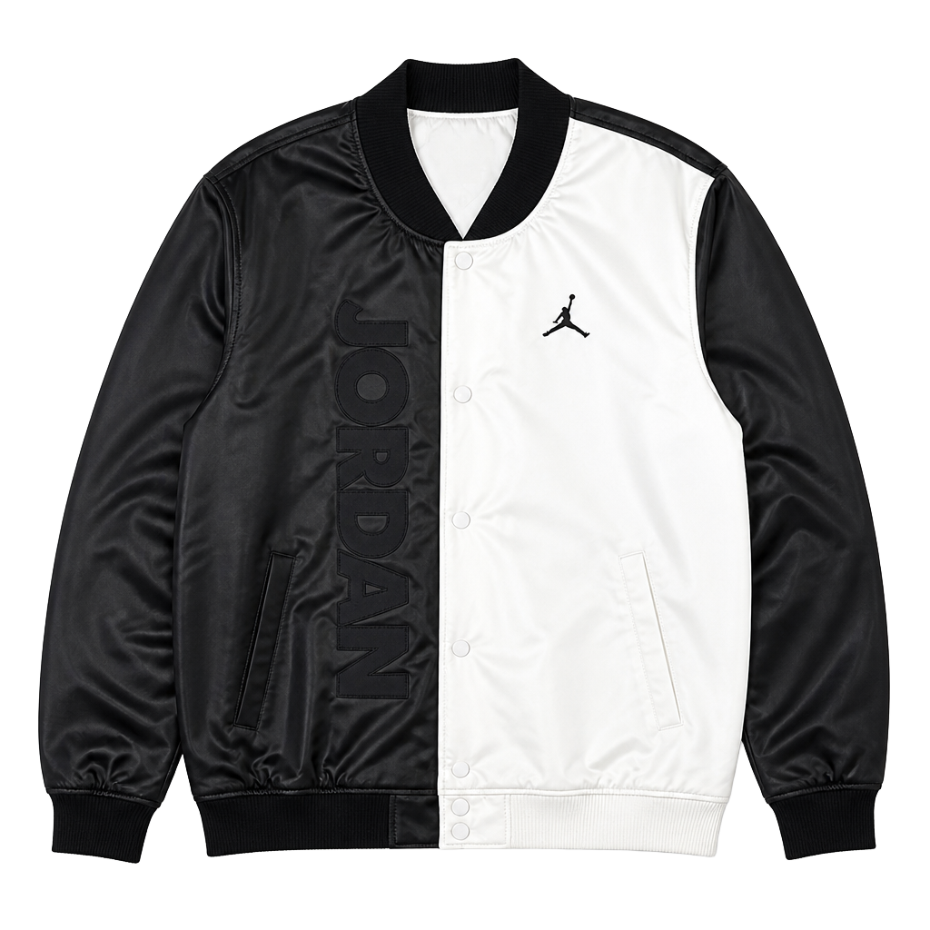 Air Jordan 11 Retro Concord Legacy Satin Varsity Bomber Jacket 2XL 1