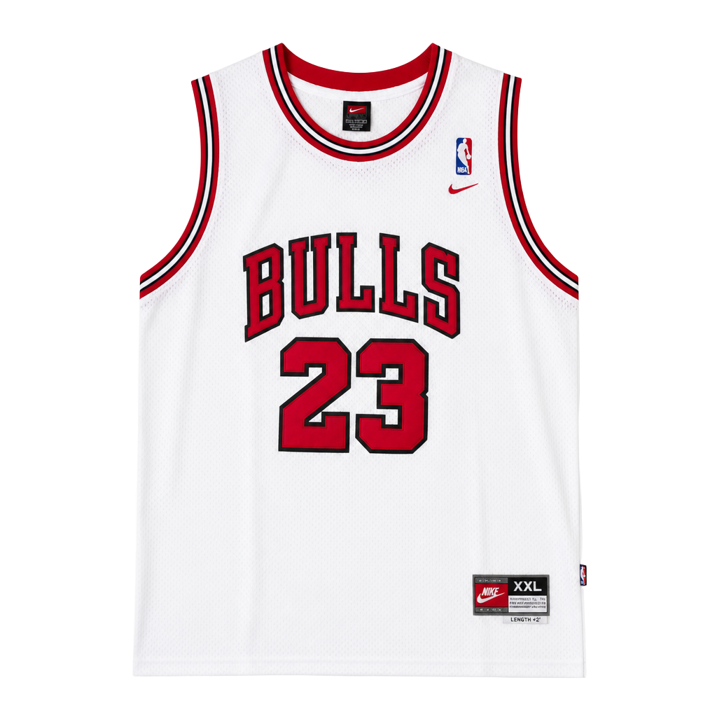 Vintage Michigan Jordan Chicago Bulls Nike Hardwood Classics Swingman Jersey Size XXL 1
