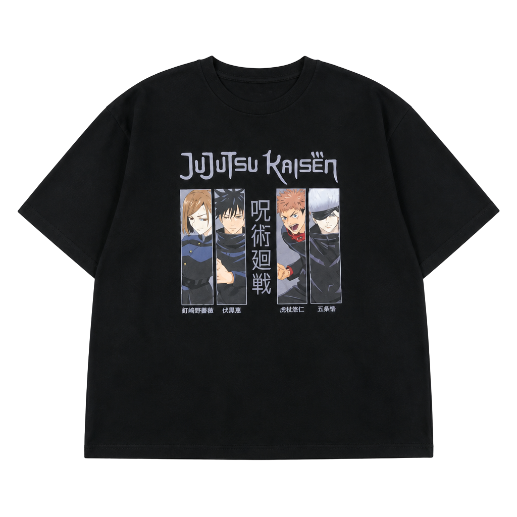 Jujutsu Kaisen Men's Graphic T-Shirt Black 1