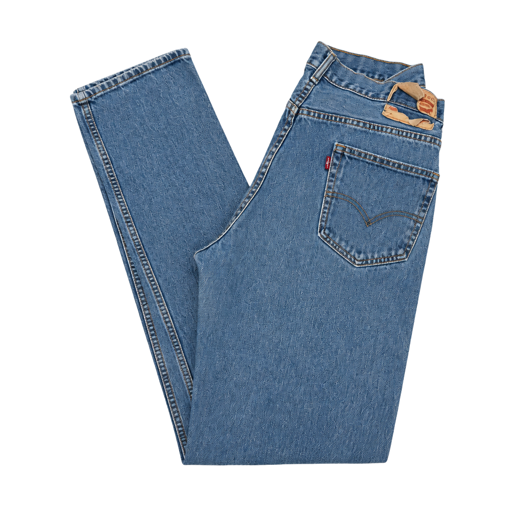 Levi's 550 Jeans Size 32 x 34 Medium Wash Blue Denim Relaxed Fit 1