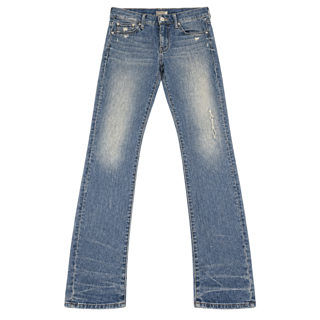 Mother The Looker Jeans Size 25 Graffiti Girl Distressed Skinny Blue 1