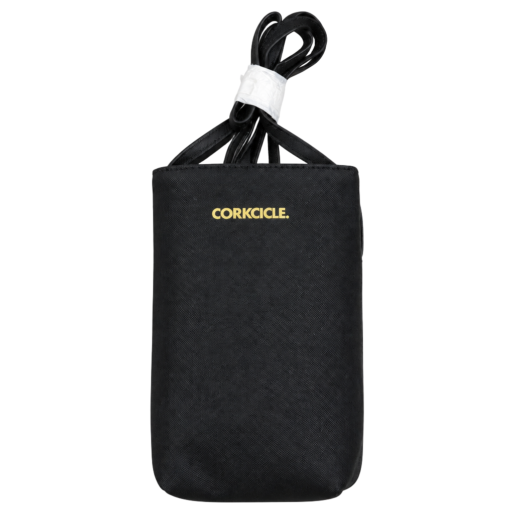 Corkcicle The Chic Canteen Carrier Sling Bag Black Gold 1
