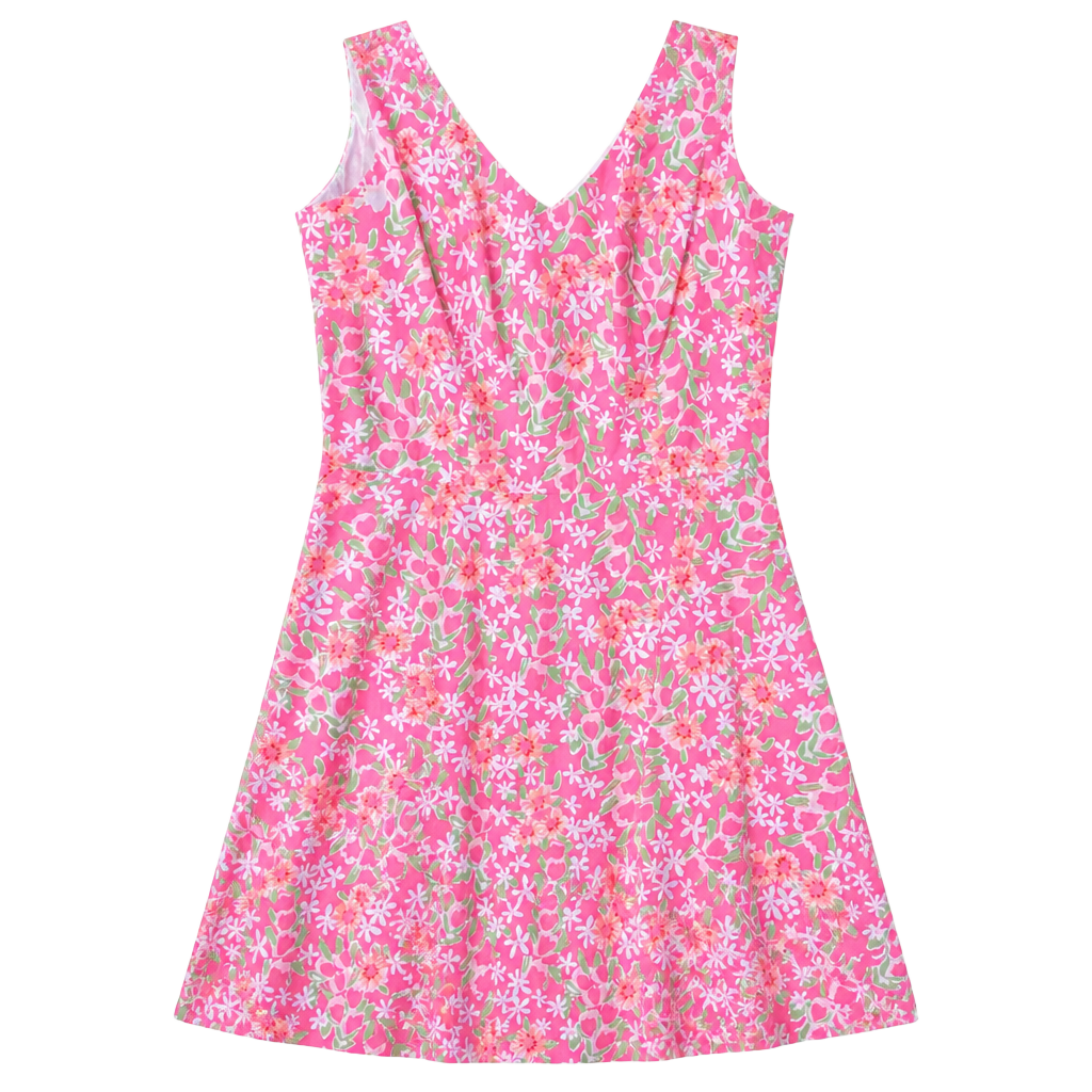 Lilly Pulitzer Freja Dress 4 Everything Nice Pink Floral 1