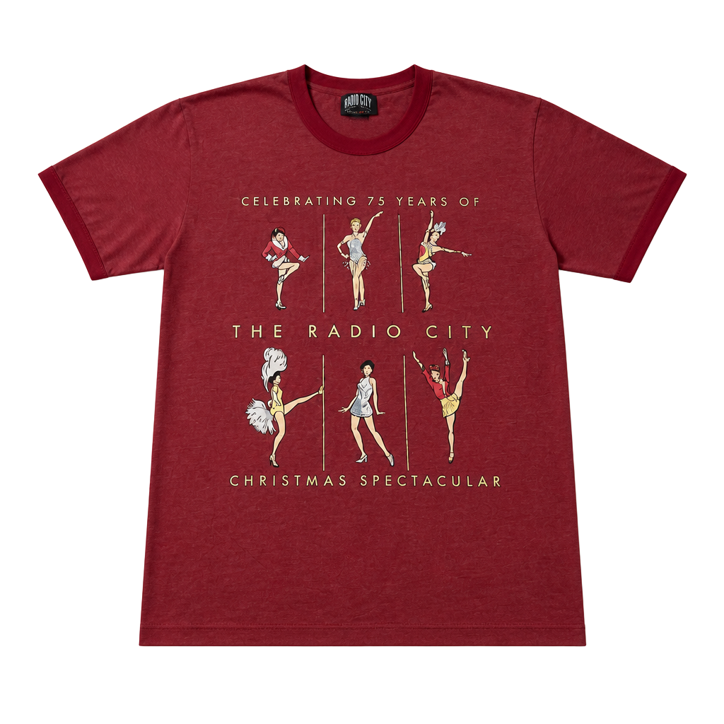 Radio City Music Hall Christmas Spectacular 75th Anniversary T-Shirt Size LG 1