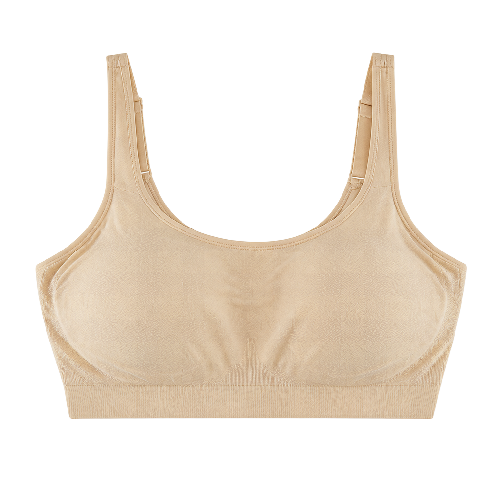 NWOT Shapermint Essentials Everyday Wireless Shaping Bra Beige XL/TG 1