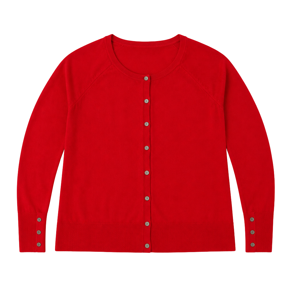 Lane Bryant Red Button Front Cardigan Sweater Plus Size 18/20 1