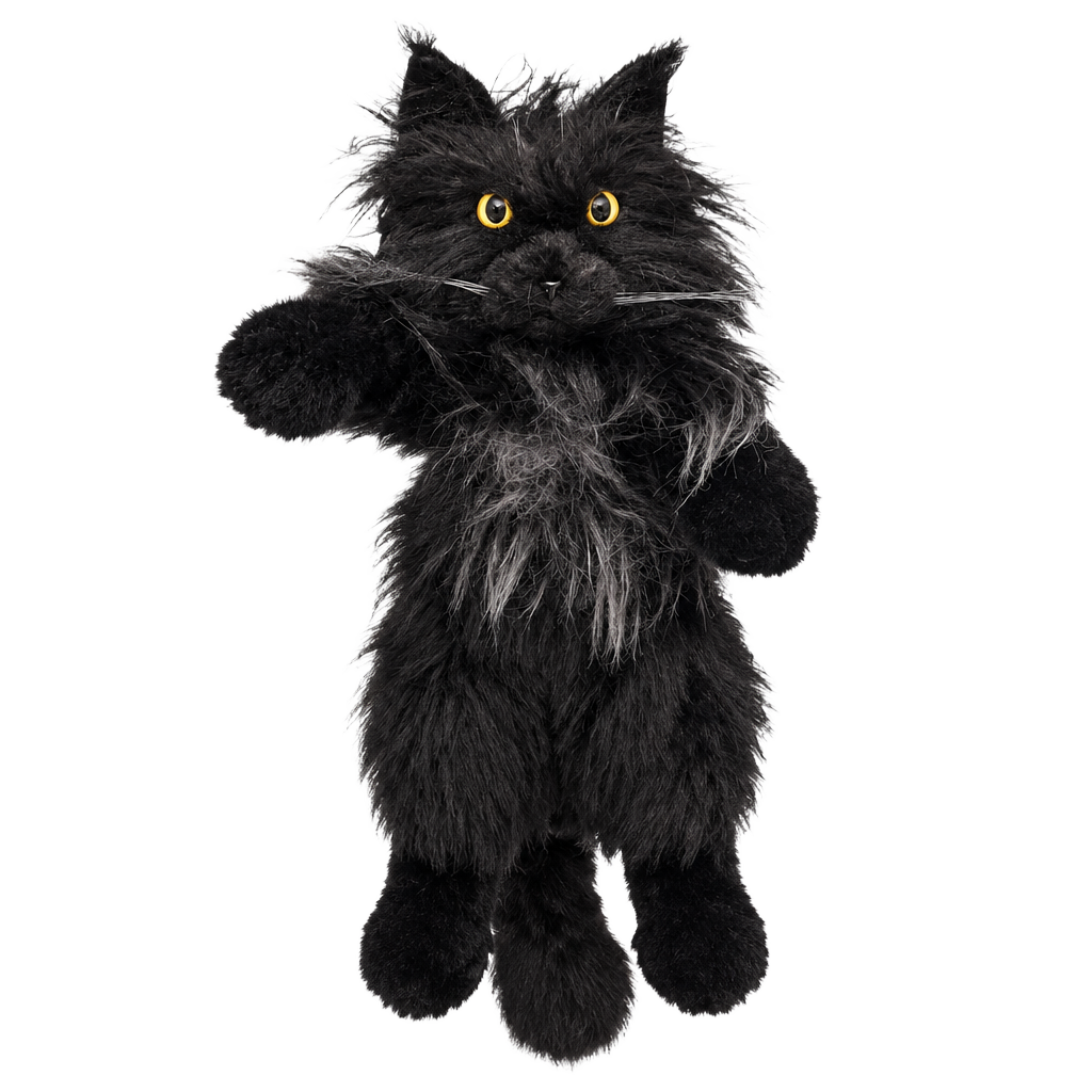 Chongker Black Cat Plush book bag 1