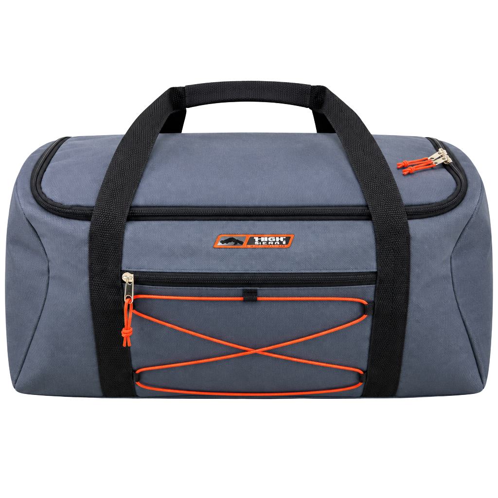 Trail Equipment Duffel Bag Gray Black Travel Gym Sports 1
