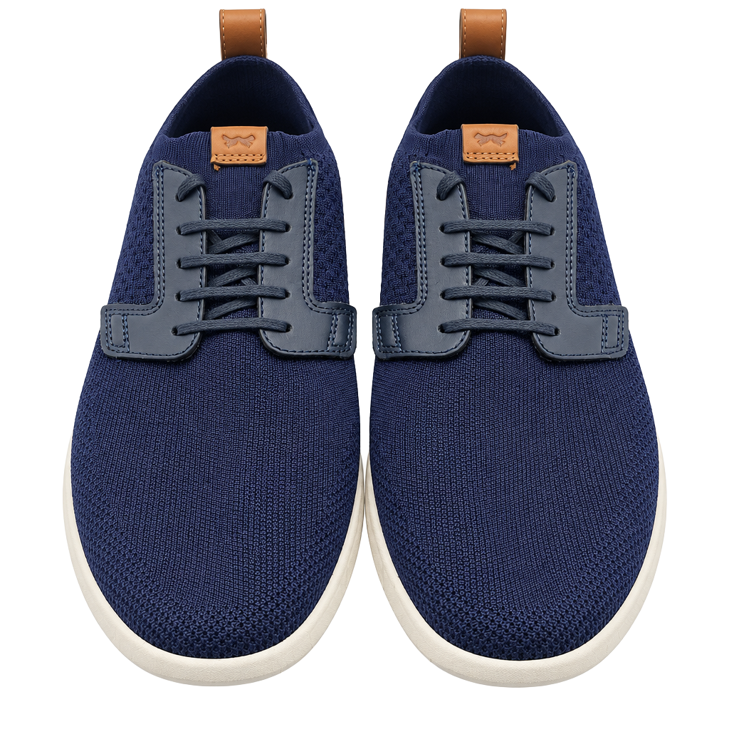 Wolf & Shepherd Swiftknit Derby Size 13M Navy Blue Knit Sneaker (DS1025) 1