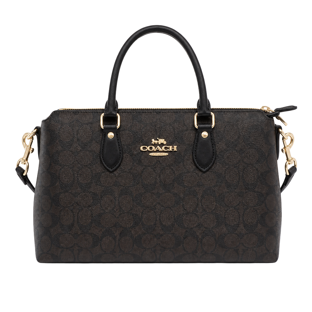 Coach Rowan Large Satchel Bag in Signature Canvas 1