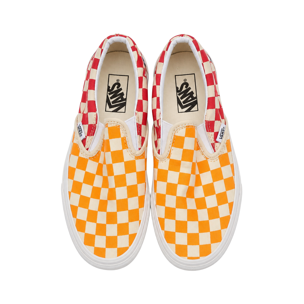 Vans Classic Slip-On Checkerboard Multi-True Size 4.0 Multicolor M 4/Women 5.5 1