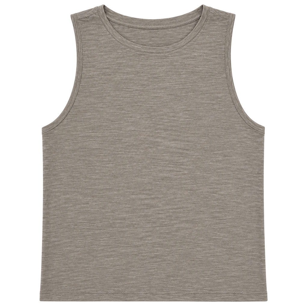 Athleta Tank Top Size S Gray Slub Knit Athletic Workout 1