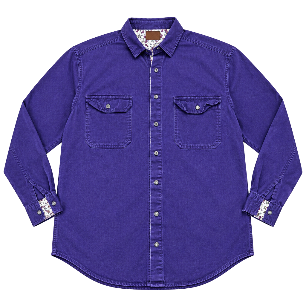 High Sierra Size S Purple Button-Down Shirt 1