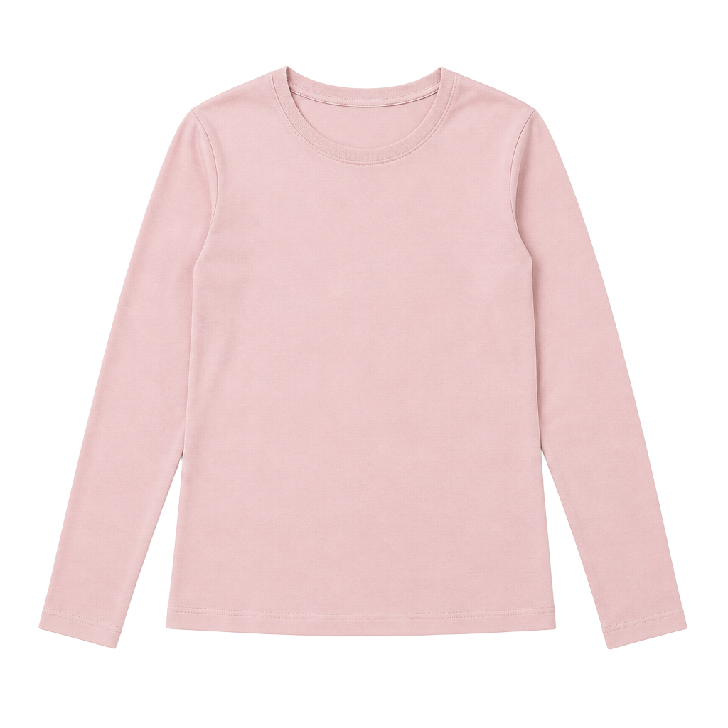 Very Soft Long Sleeve T-shirt - Pink 1