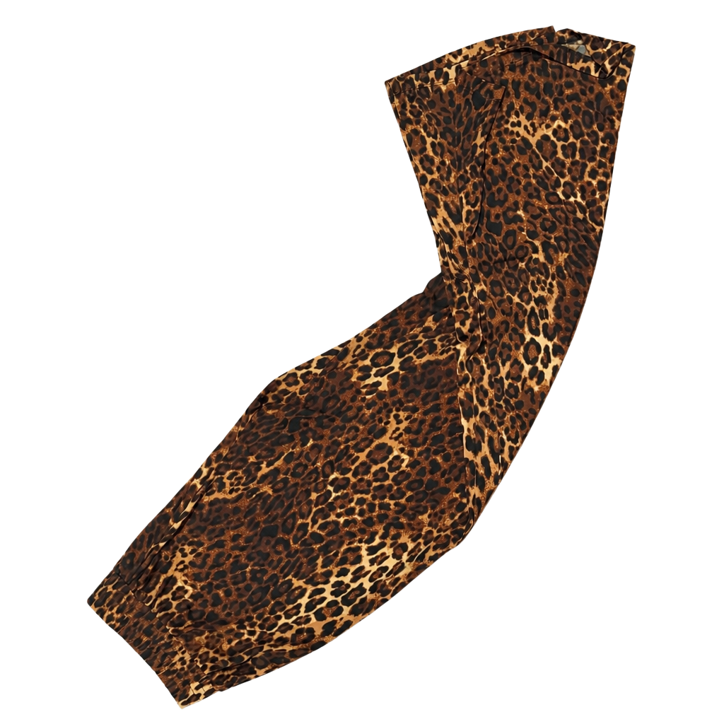IMAN Global Chic Leopard Print Wide Leg Pants Size L Long 1