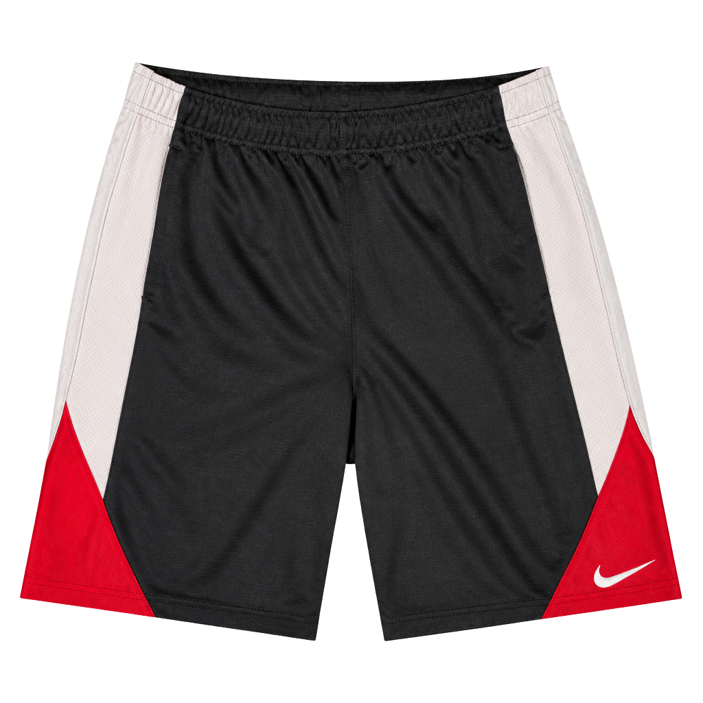 Nike Athletic Performance Shorts Black Red White Size Large 1